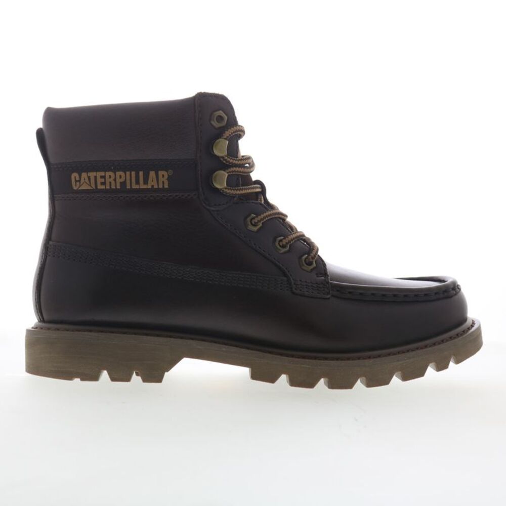 Caterpillar Mens Colorado Moc Toe Brown Boots (NWT)